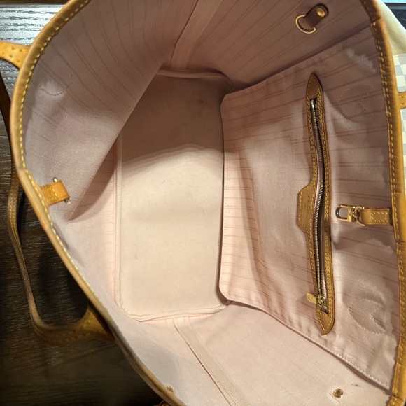 AUTHENTIC LV DAMIER AZUR NEVERFUL GM SET - Picture 13 of 16